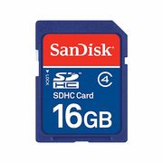 Продам карту памяти SanDisk SDHC Class-4 16Gb 15Мб/сек